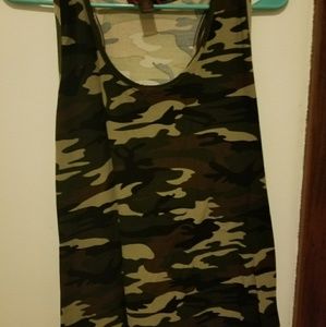 Camouflage tank top